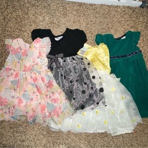 Girl Toddler Dresses 24mos (4pcs)